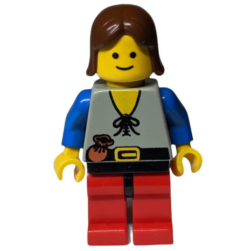 Peasant - Red Legs, Brown Hair