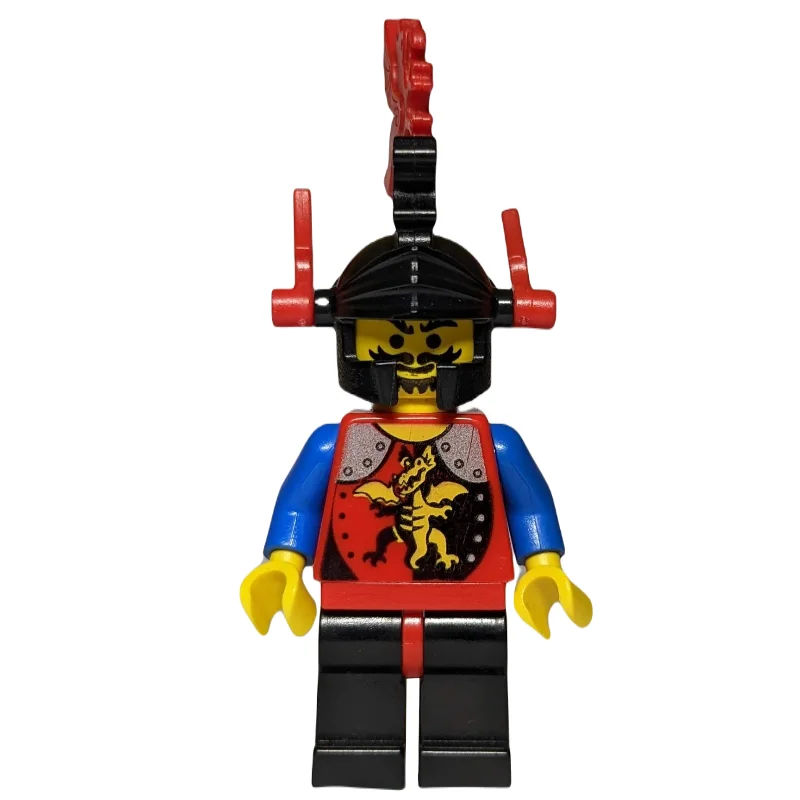 Knight (Dragon Knights) - Black Legs, Red Hips, Red Plumes