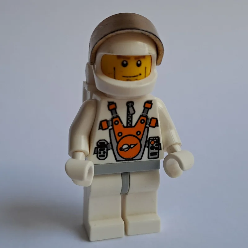 Mars Astronaut, Cheek Lines, and Backpack