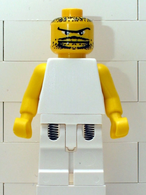 Basketball Player, White Torso, White Legs 2
