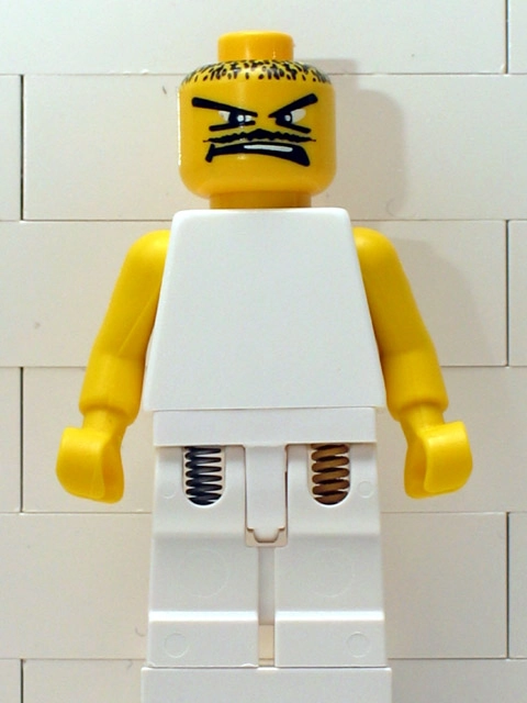 Basketball Player, White Torso, White Legs 3