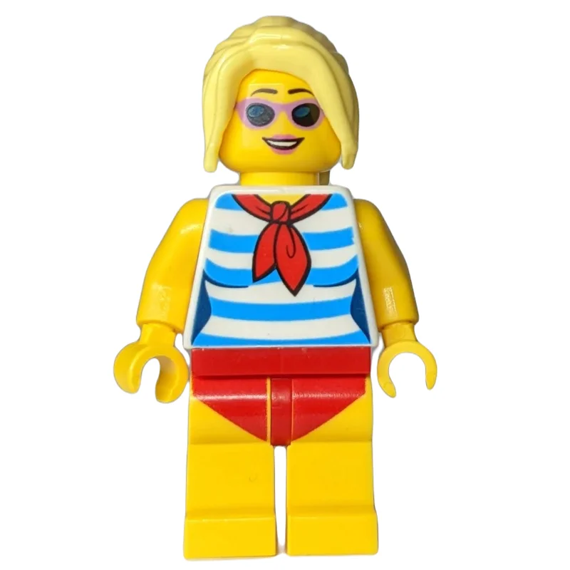 White Torso, Yellow Legs, Bright Light Yellow Hair