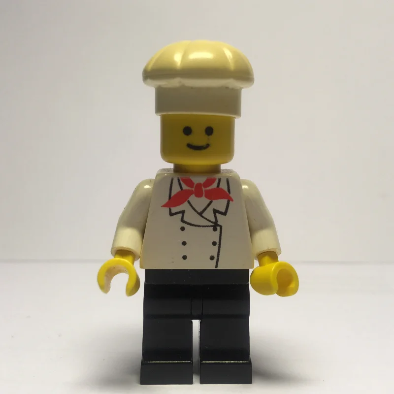 Chef, Red Neckerchief, Black Legs (3626a Head)