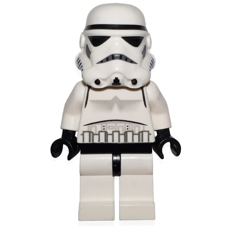 Stormtrooper, Plain Light Nougat Head, Black Lines on Nose Vent