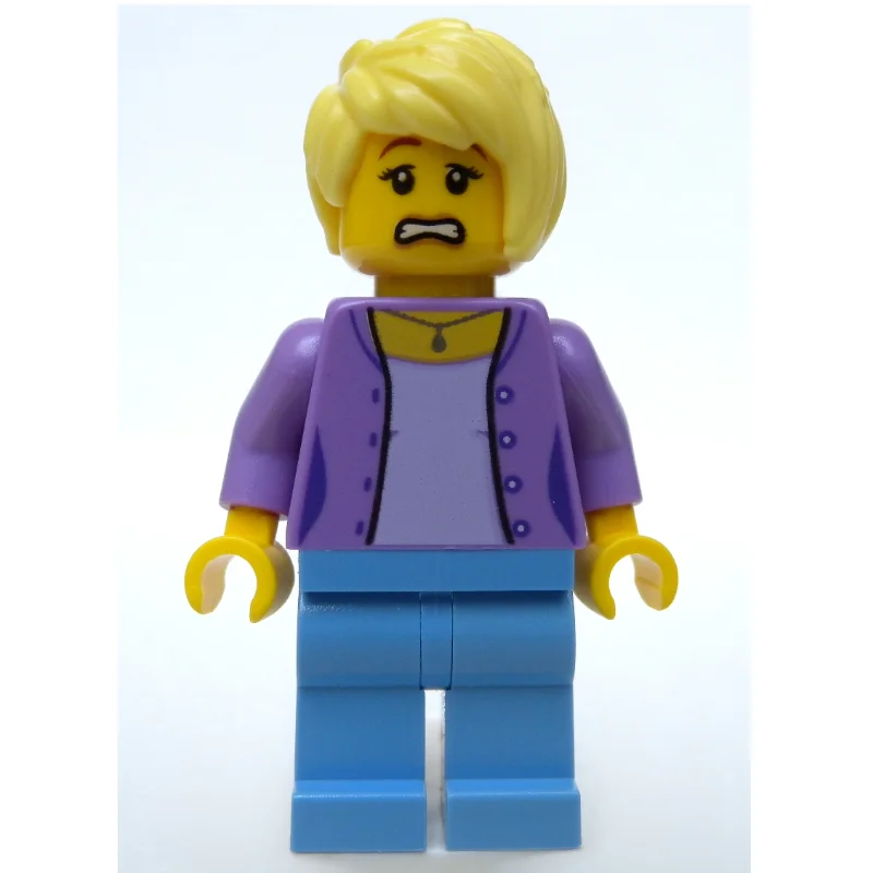 Medium Lavender Torso, Medium Blue Legs, Tan Hair