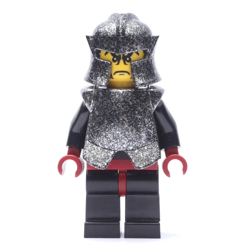 Shadow Knight, Speckle Black-Silver Helmet and Armor