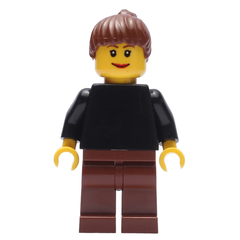 Black Torso, Reddish Brown Legs, Reddish Brown Hair