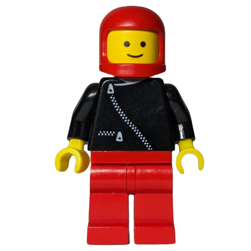 Black Torso, Red Legs, Red Helmet