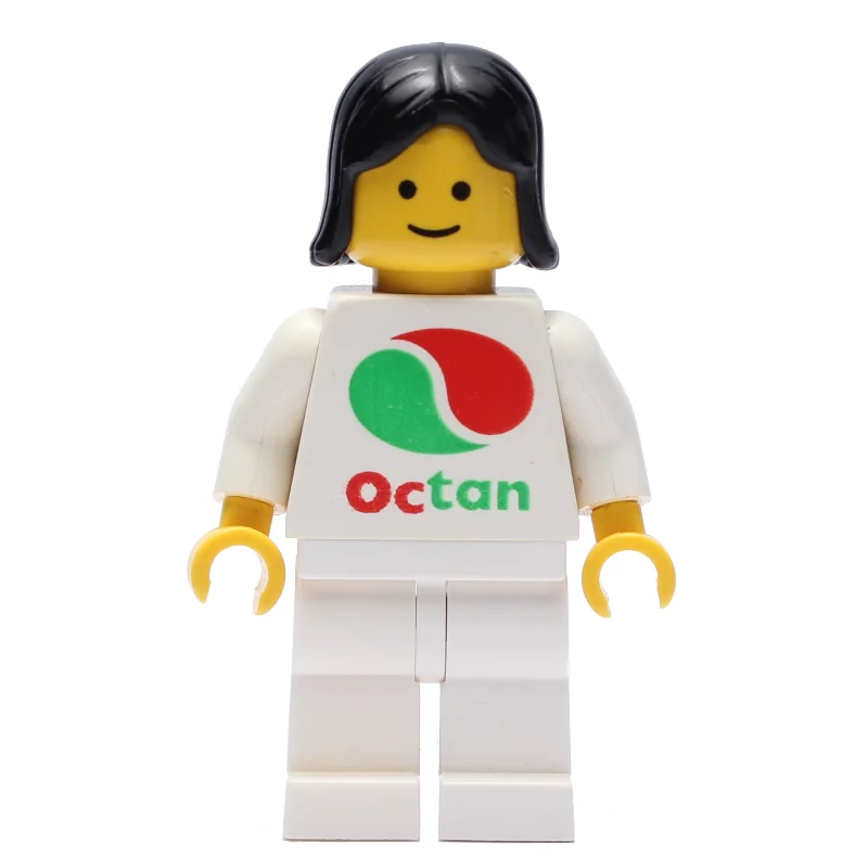White Torso Octan, White Legs, Black Hair, Female