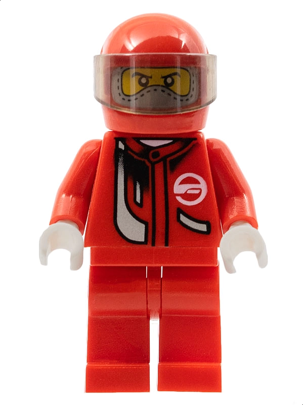 Racer - Red Torso, Red Legs, Red Helmet