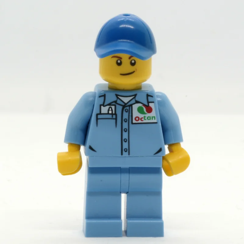 Ground Crew, Medium Blue Shirt with Octan Logo, Medium Blue Legs, Blue Cap