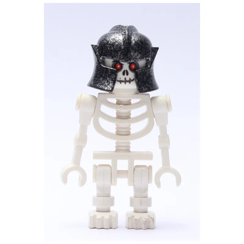 Skeleton, Red Eyes, Speckle Black-Silver Helmet