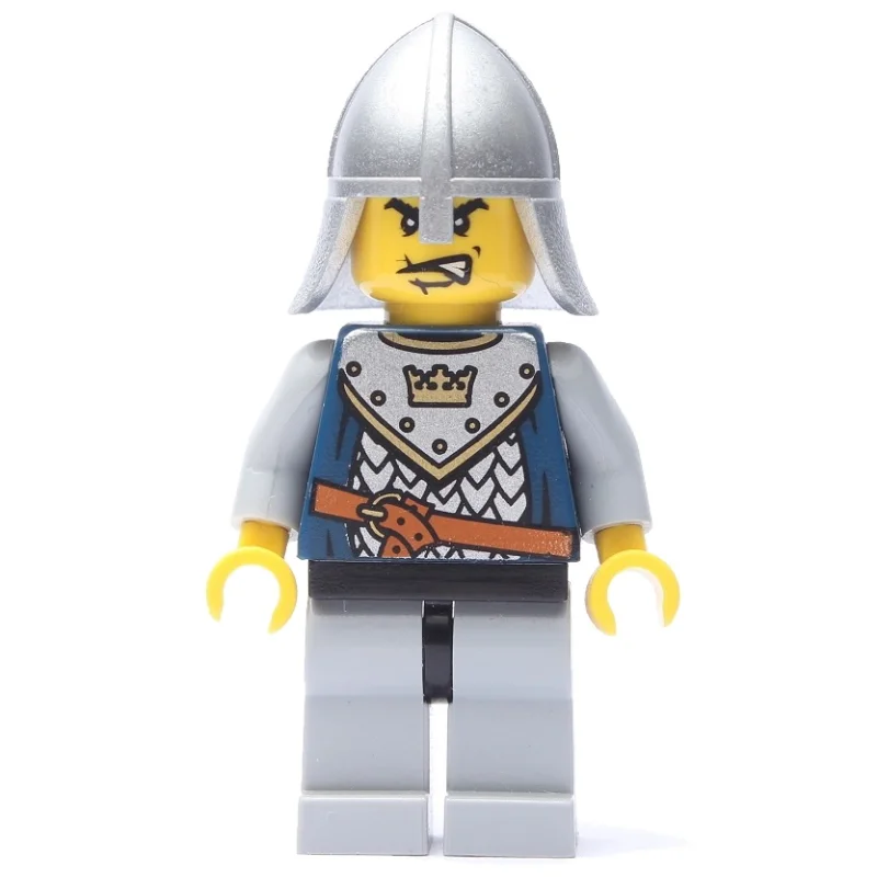 Knight, Dark Blue, Helmet, Angry