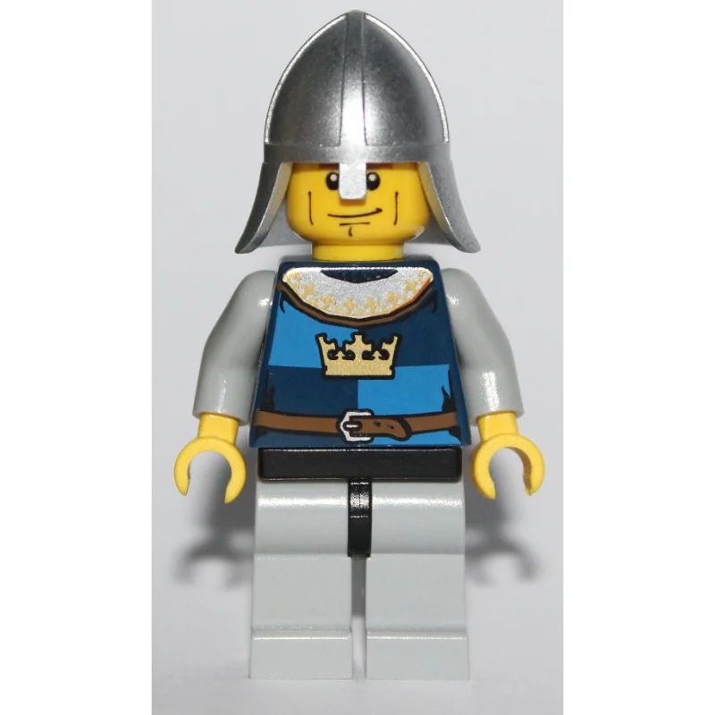 Knight, Dark Blue, Helmet, Cheek Lines