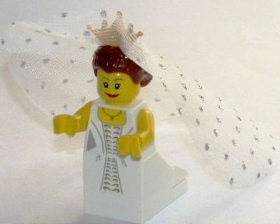 Bride, White Brick Built Dress