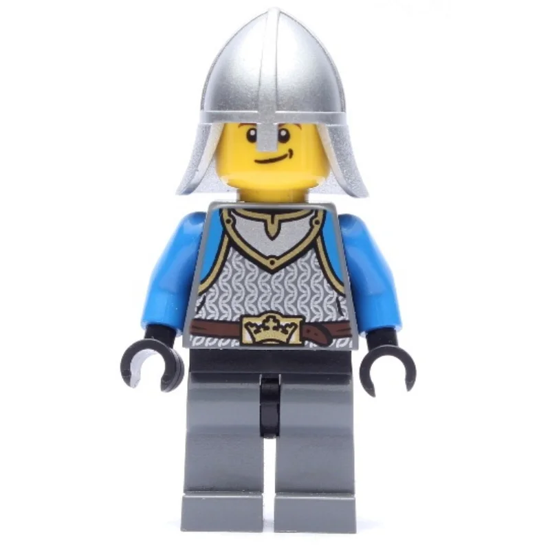 Knight, Blue, Helmet