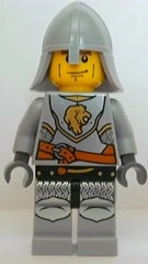 Knight - Light Bluish Grey Armour, Helmet - Houston