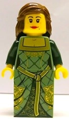 Sand Green Torso, Sand Green Slope For Dress, Reddish Brown Hair