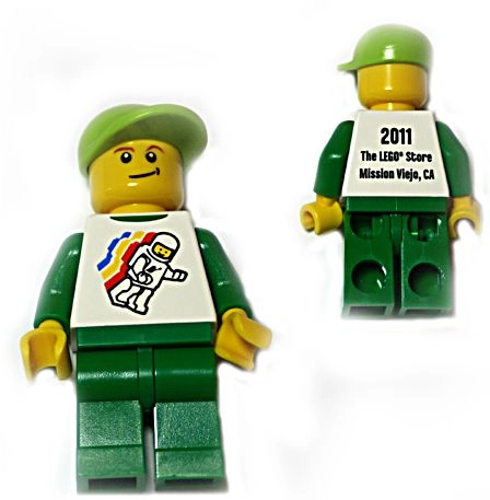 White Torso, Green Legs, Lime Cap - Mission Viejo