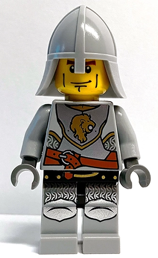 Knight - Light Bluish Grey Armour, Helmet - Lynnwood