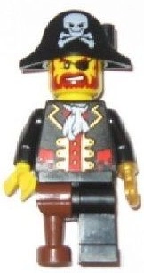 Pirate - Black Torso, Black Leg, Peg Leg - Vancouver