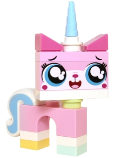 Unikitty, Light Aqua Foot, Open Mouth, Eyebrows / Cutesykitty (Cutesy Kitty)