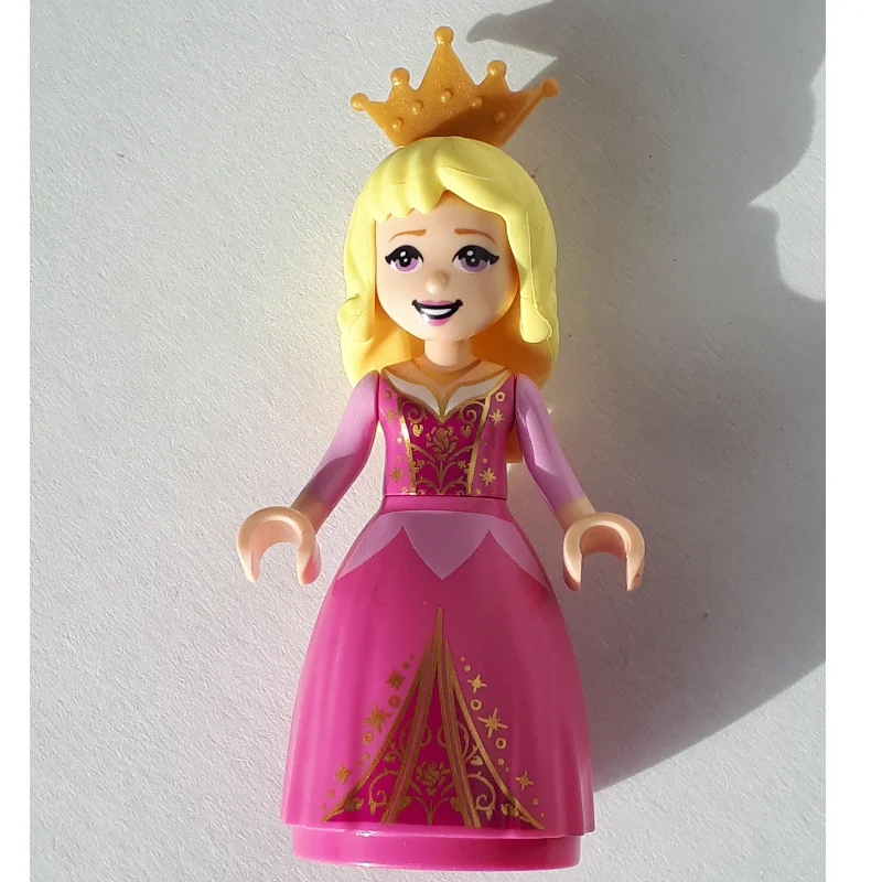 Aurora - Dark Pink Gown, Crown