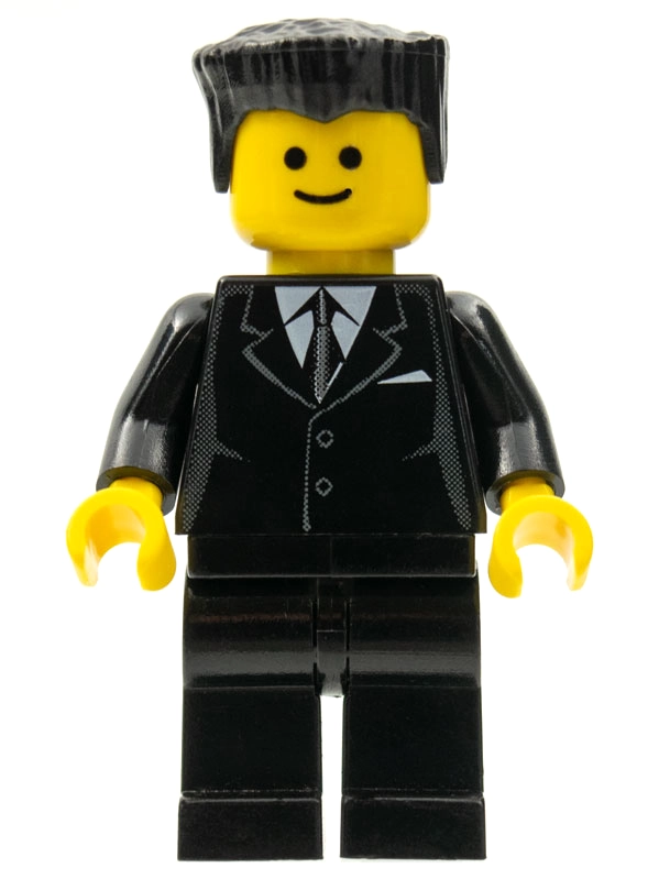 Black Jacket, Black Legs, Black Hair