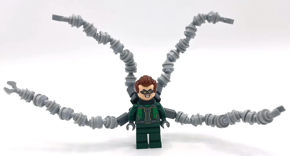Dr. Octopus / Doc Ock, Dark Green Outfit, Neck Bracket