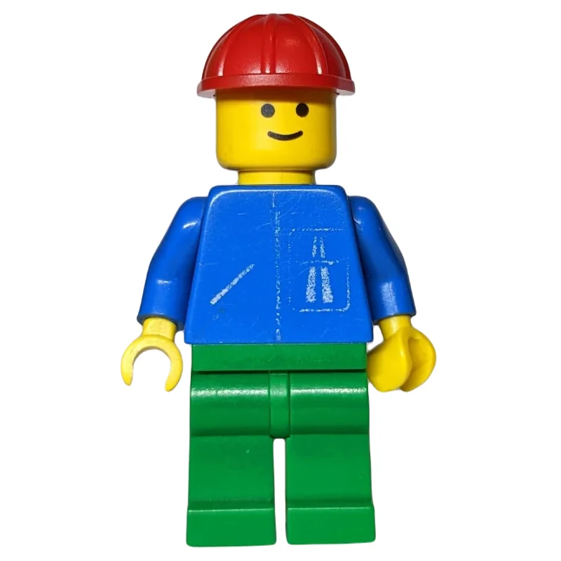 Blue Torso, Green Legs, Red Helmet