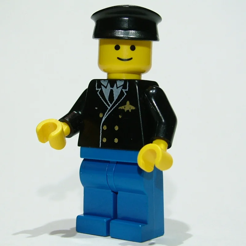 Pilot - Black Torso, Blue Legs, Black Cap