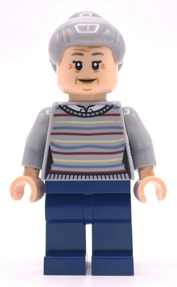 Aunt May, Light Bluish Gray Sweater