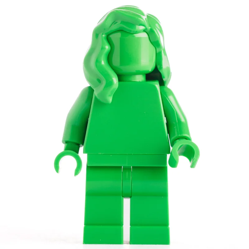 Monochrome Bright Green with Hair