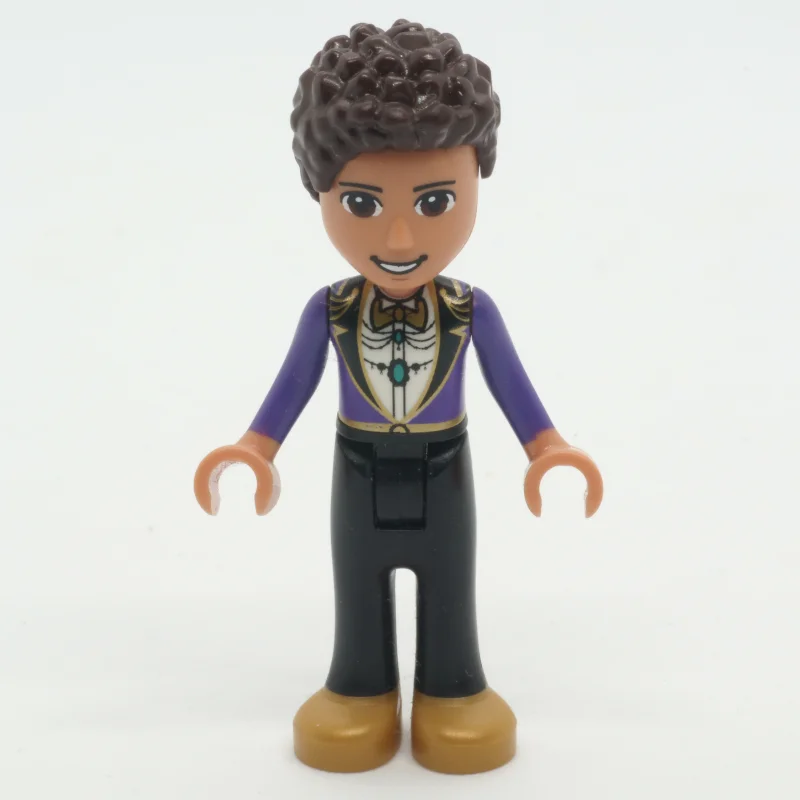 River - Dark Purple Jacket, Black Pants, Dark Brown Hair