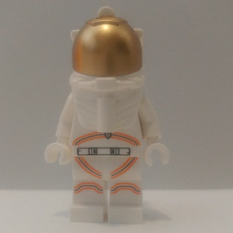 Astronaut, Gold Visor,  Goatee Beard