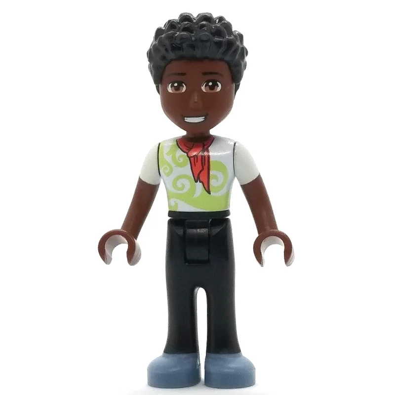 Trevor - White Shirt, Black Pants, Black Hair