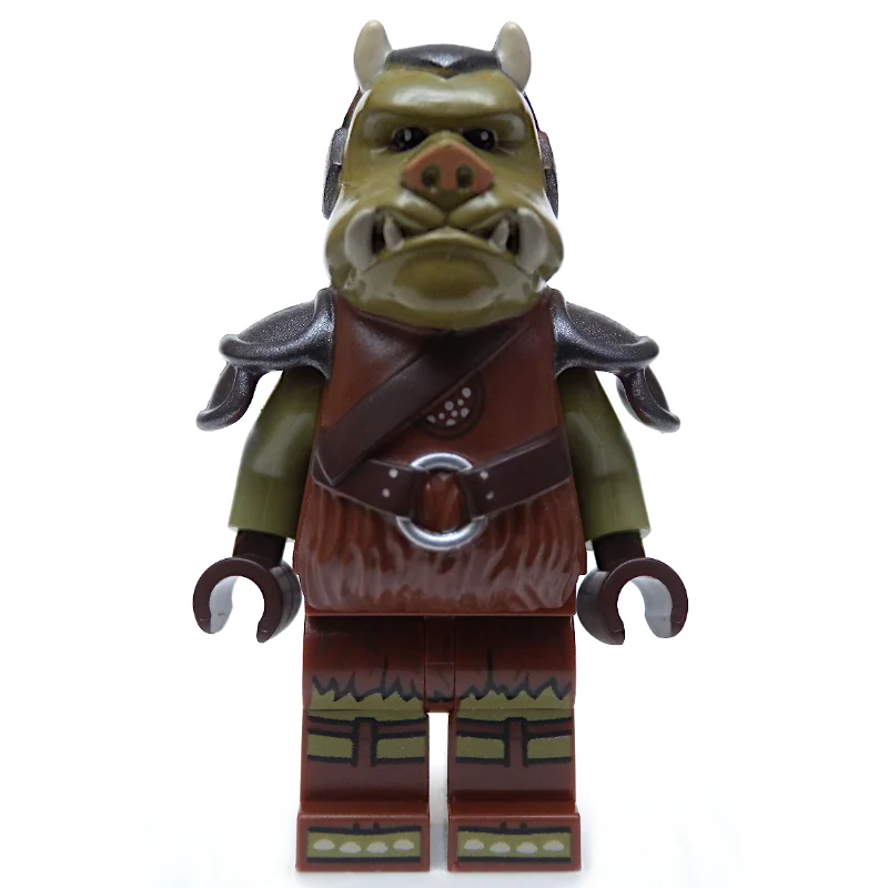 Gamorrean Guard, Printed Head, Dark Brown Hands