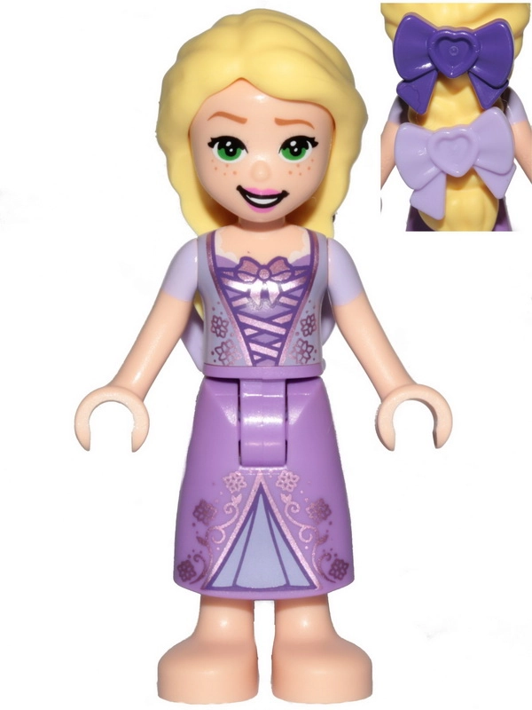 Rapunzel - Medium Lavender Dress, 2 Bows