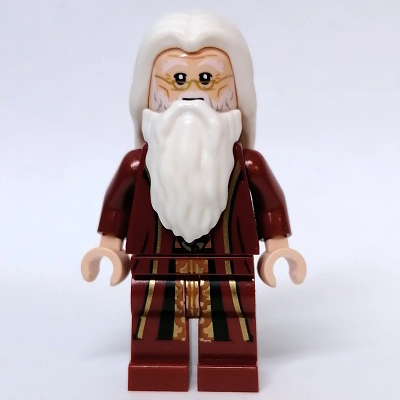 Albus Dumbledore, Dark Red Robes, White Hair and Beard