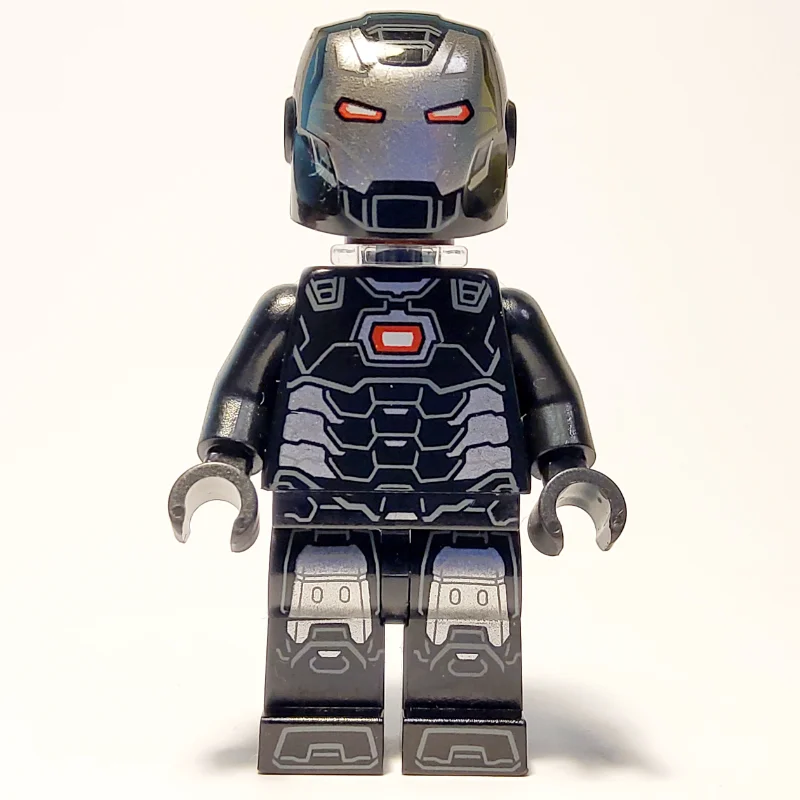 War Machine, Black Outfit with 2 Neck Brackets