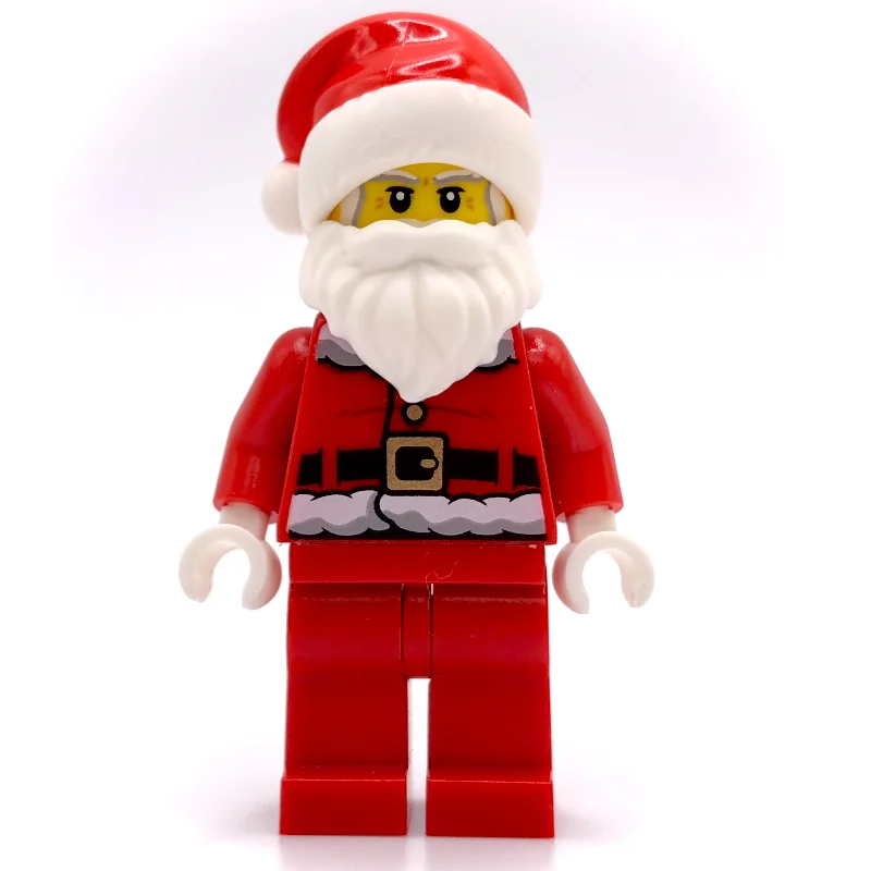 Santa Claus, Cane On Back, Plain Legs