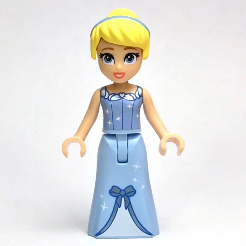 Cinderella - Bright Light Blue Dress, White Under-Dress - Thin Hinge, Hair Band