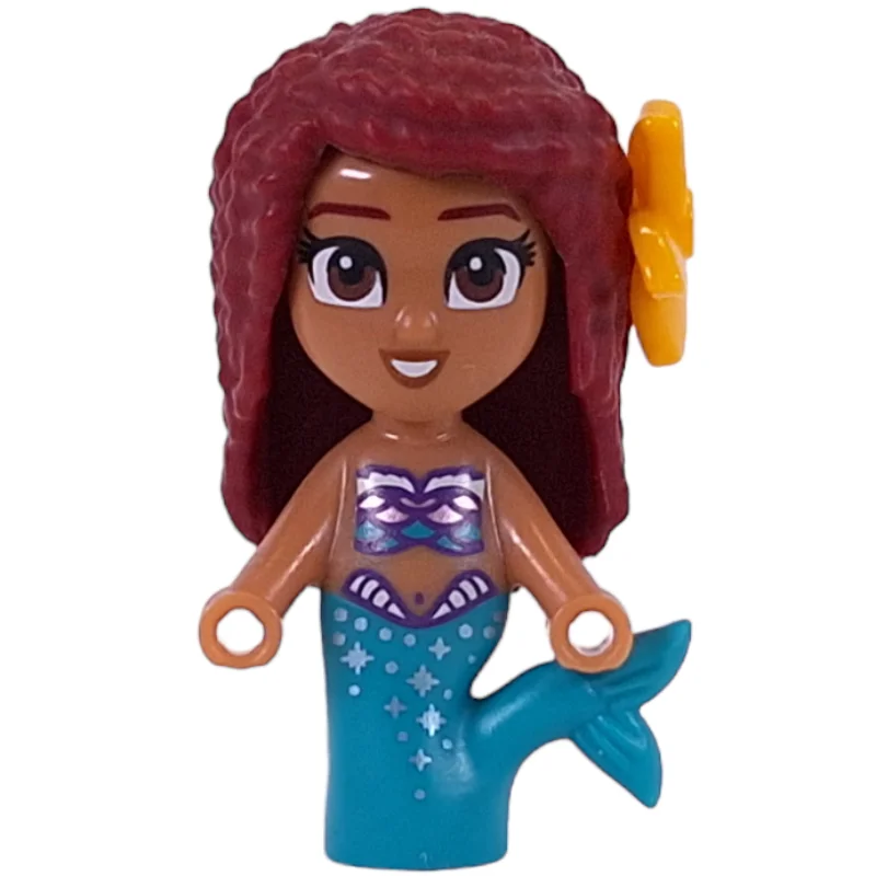 Arial, Medium Nougat Skin, Dark Red Hair - Microdoll
