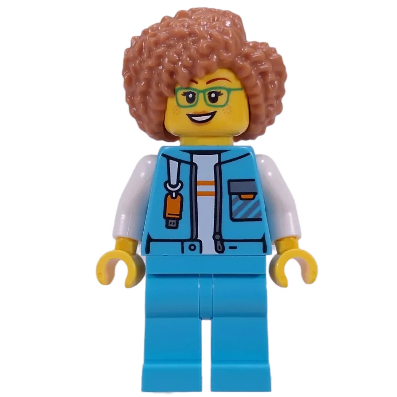Arctic Explorer, Medium Azure Suit, Medium Nougat Hair