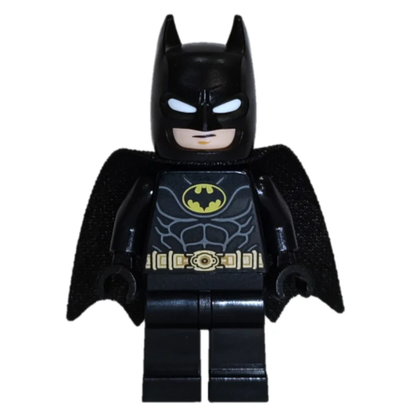 Batman, Black Suit, Black Cape and Cowl, Yellow Batman Logo, White Eyes (37157 Cape)