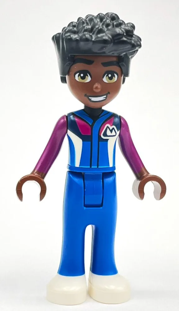 Zac - Blue/Magenta Ski Suit