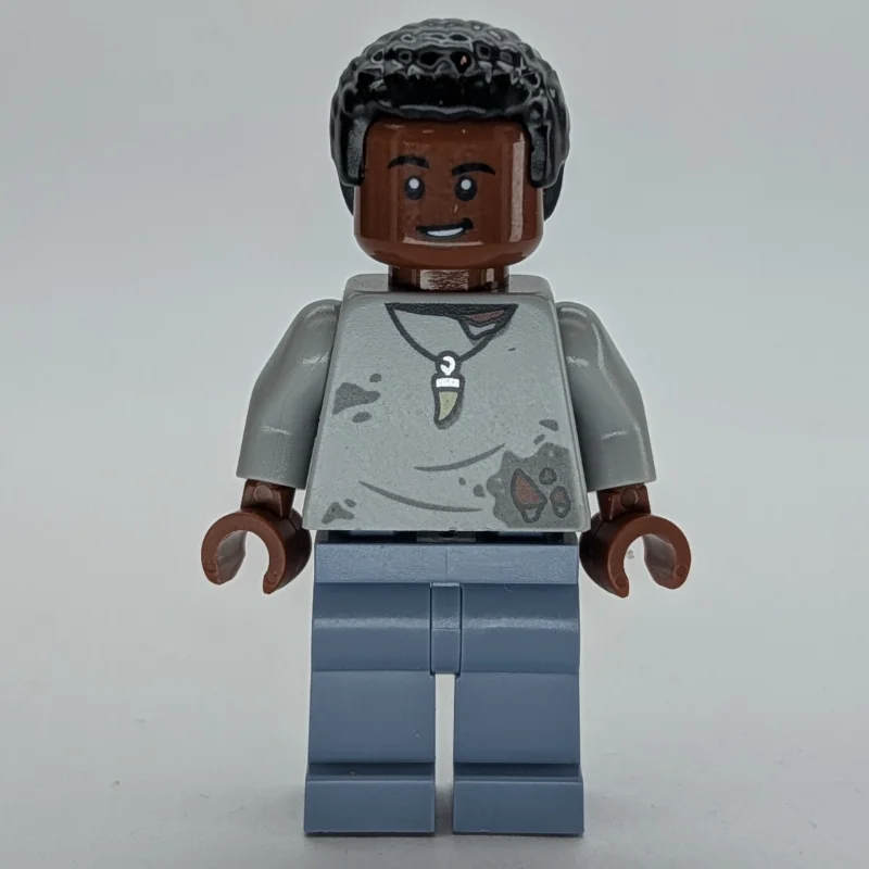 Darius, Light Bluish Gray Shirt