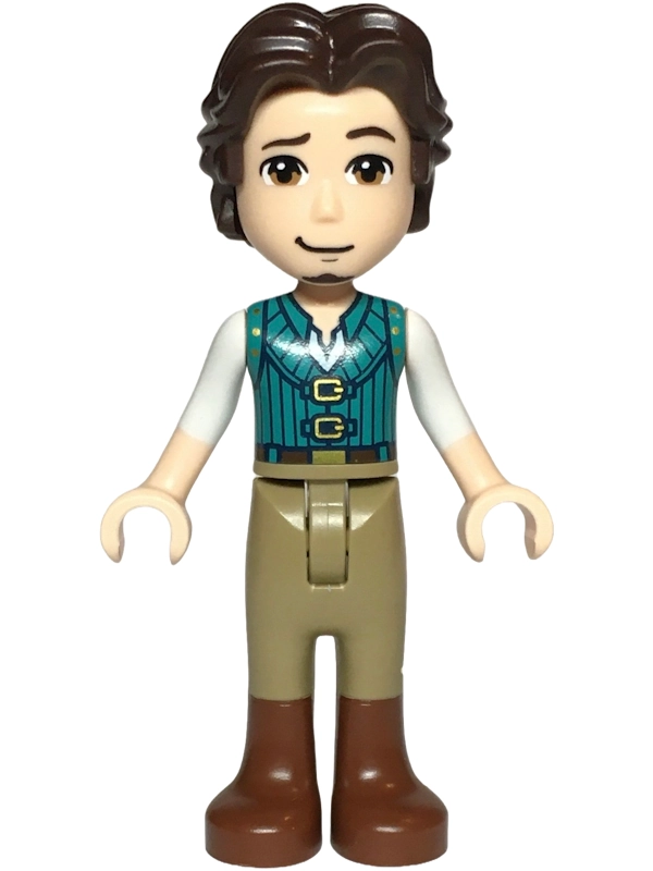 Flynn Rider - Dark Turquoise Vest, Thin Leg Hinge
