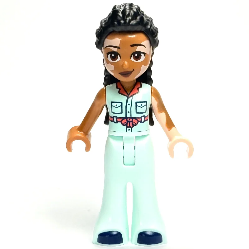 Jordin - White Shirt, Light Aqua Pants