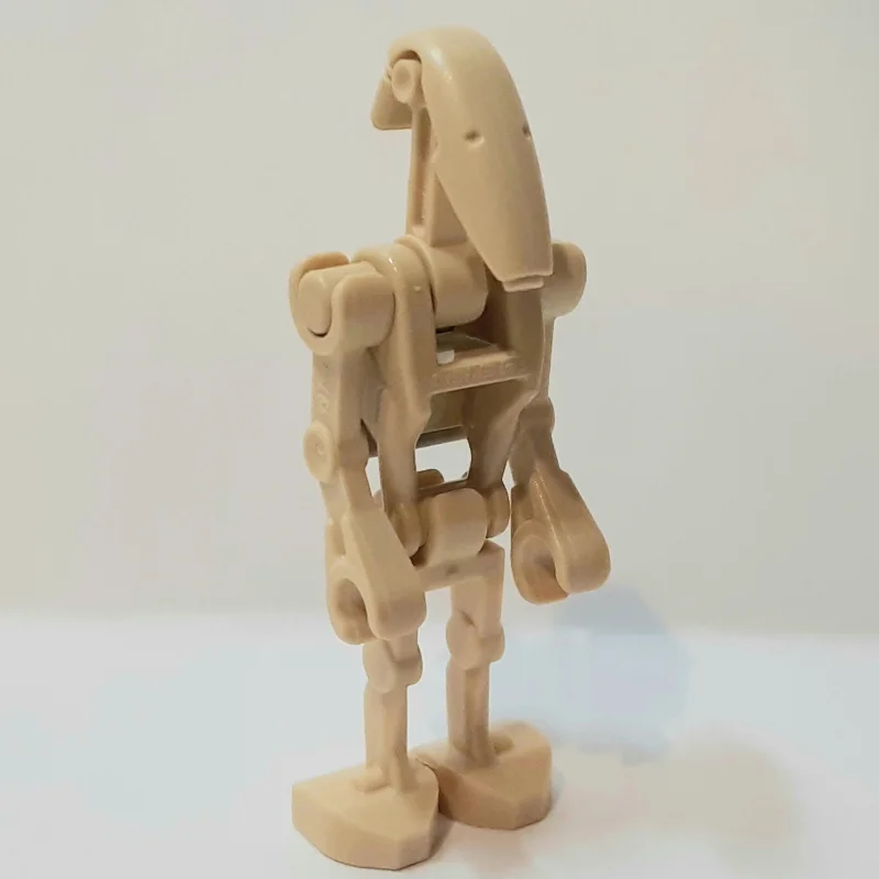 Battle Droid, Two Bent Arms, Light Bluish Grey Clip